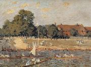 Alfred Sisley Regatta at Hampton Court oil painting on canvas